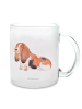 Mr. & Mrs. Panda Tasse Hund Basset Hound ohne Spruch in Transparent