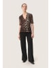 Soaked in Luxury Langarm-Bluse SLAldora Feminine Form in Leopard Pattern
