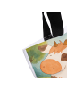 Mr. & Mrs. Panda Strandtasche Kuh Design mit Spruch in Weiß