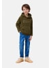 JACK & JONES Junior Hoodie 'Flare Teddy' in grün