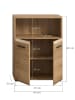 ebuy24 Badschrank Ice Eiche 60 x 30 cm