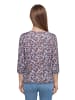 Betty Barclay Casual-Shirt mit Gummizug in Blau/Braun