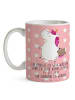 Mr. & Mrs. Panda Tasse mit Spruch Einhorn Koffer mit Spruch in Rot Pastell