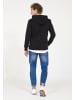 PLUS EIGHTEEN Herren Kapuzenpullover in Schwarz