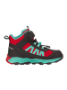 Trollkids Wanderschuh Hiker Mid Tronfjell in red clay/mystic blue/