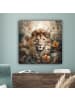 OnlyWow Leinwand Bilder Löwe
