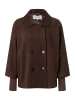 More & More stylishe A-Shape-Caban-Jacke in espresso brown