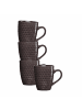 Ritzenhoff & Breker 4er Set Henkelbecher Floris in Grau 350 ml