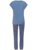 VIVANCE DREAMS Pyjama in blau-rosa-gestreift
