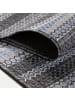 KADIMA DESIGN Teppich Outdoor Waschbar Vintage SARNTAL Strapazierfähig OEKO-TEX in Schwarz