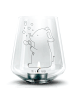 Mr. & Mrs. Panda Gravur Windlicht Elefant Seifenblasen ohne Spruch in Transparent