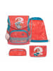 Belmil 4tlg-Set: Schulranzen Set Compact Sea Queen in Rosa H37xL30xT19 cm