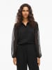 Vila Langarmhemd in Black Beauty