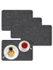 DuneDesign Filzoria Tavisto (4er Set) in grau