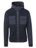 KOROSHI Sweatshirt Jacke in blau