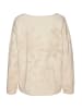 LASCANA Sweatshirt in beige-gemustert