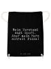 Mr. & Mrs. Panda Turnbeutel Mein Verstand sagt Sport.... mit Spruch in Schwarz