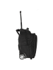 Dermata 2 Rollen Rucksacktrolley 47.5 cm Laptopfach in schwarz