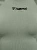 Hummel Hummel T-Shirt Hmlmt Yoga Damen Atmungsaktiv Dehnbarem Feuchtigkeitsabsorbierenden Nahtlosen in SEAGRASS