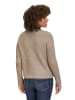 BETTY & CO Strickpullover mit Struktur in Camel/Grey