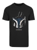 F4NT4STIC T-Shirt Star Wars The Mandalorian Helmet in schwarz