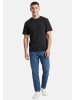 Jack & Jones T-Shirt Cotton Relaxed in Schwarz / weiß