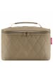Reisenthel travelling - Beautycase 28 cm (jacquard grey) in rhombus olive