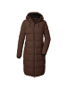 Killtec Wintermantel mit Kapuze für Damen in Braun