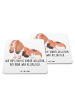 Mr. & Mrs. Panda Bierdeckel Hund Basset Hound mit Spruch in Weiß