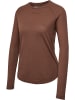 Hummel Hummel T-Shirt Hmlmt Yoga Damen Atmungsaktiv Leichte Design in NUTMEG