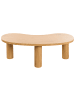 Beliani Couchtisch AUBURN in Braun - (W) 112 x (H) 38 x (L) 46 cm