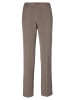 GOLDNER Edle Professlan-Schlupfhose MARTHA in taupe / melange