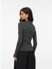 Vero Moda Strickpullover in Dark Grey Melange