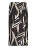 Betty Barclay Midirock mit Gummizug in Taupe/Black