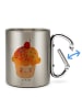 Mr. & Mrs. Panda Outdoor Tasse Cupcake ohne Spruch in Silber