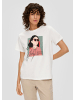 s.Oliver T-Shirt kurzarm in Creme