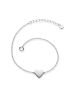 Glanzstücke München Armband Herz aus Sterling Silber in silber