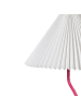 Beliani Stehleuchte JIKAWO in Rosa/Weiß - (W) 25 x (H) 161 x (L) 25 cm