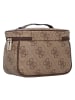 Guess Berta Kulturbeutel 26 cm in latte logo-brown