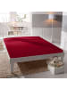 Erwin Müller Biber Spannbettlaken , wasserdicht Köthen in dunkelrot