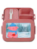 Mr. & Mrs. Panda MEPAL Bentobox Schwein Glühwein Design mit Spruch in Rot Pastell