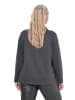 Ulla Popken Sweatshirt in khakigrau