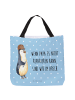 Mr. & Mrs. Panda Shopper Tasche Wenn Papa es nicht reparieren ka... in Blau Pastell