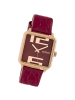 Oozoo Analog-Armbanduhr Oozoo Timepieces rot extra groß (ca. 30x30mm)