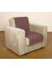 Linke Licardo Sitzflächenschoner 150 x 50 cm aus Wolle in silber