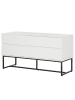 home24 Garderobenbank Zaddy in Weiß