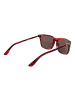 BMW Männer Sonnenbrille Quadratisch Rot