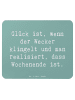 Mr. & Mrs. Panda Mauspad Spruch Glück am Wochenende mit Spruch in Meeresbrise