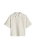 Marc O'Polo DENIM Kurzarm-Bluse relaxed in Silky White