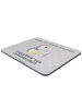 Mr. & Mrs. Panda Mousepad Logopädin Leidenschaft mit Spruch in Grau Pastell
